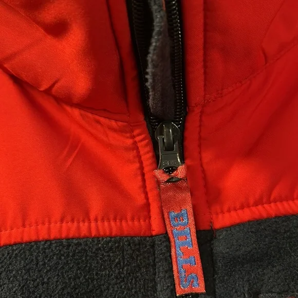 NFL Team Apparel Buffalo Bills sweater jacket - Picture 4 of 11